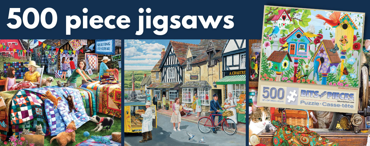  500 PIECE JIGSAW PUZZLES FOR ADULTS & KIDS
