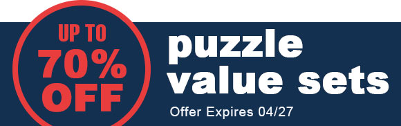 Plus, enjoy up to 70% off Puzzle Value Sets 