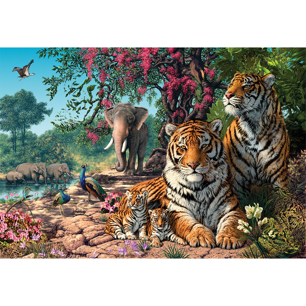 Tiger Sanctuary Jigsaw Puzzle 1000 piece Premium Quality Corner Jigsaw UK 