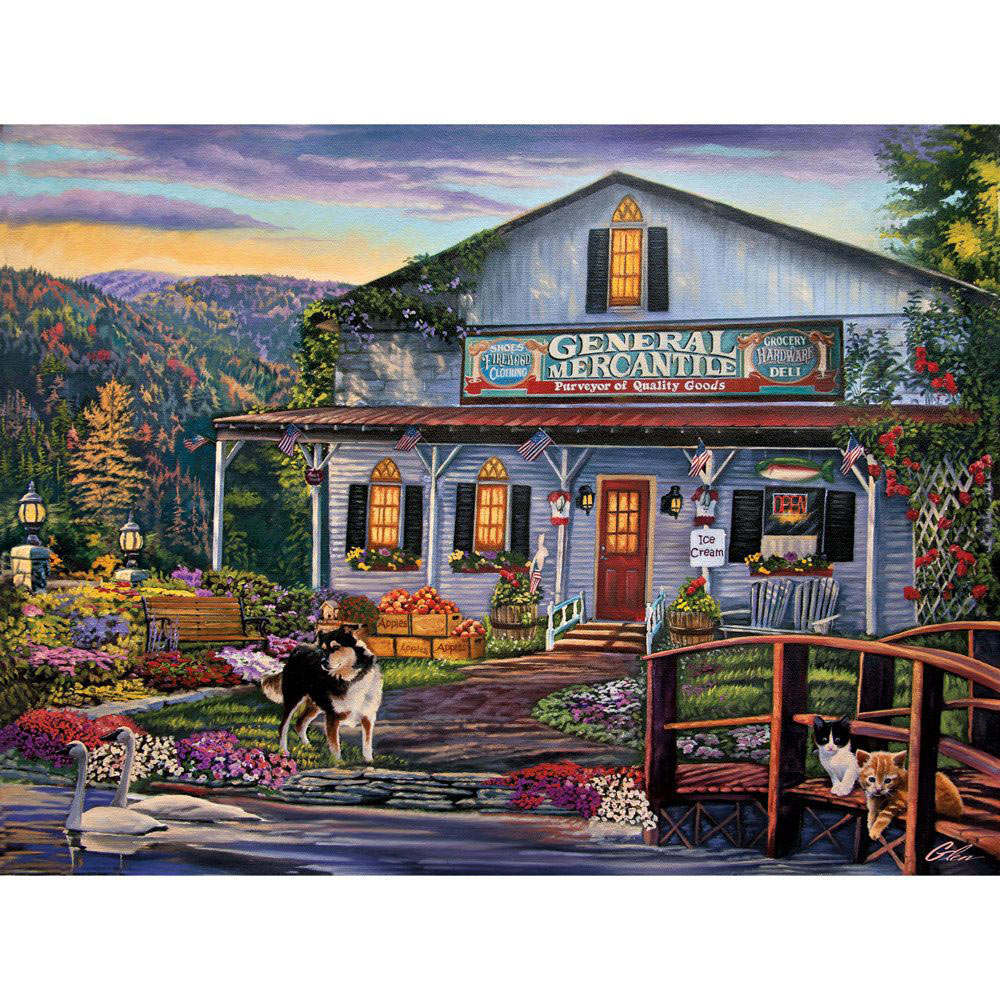 The General Mercantile 300 Large Piece Jigsaw Puzzle Bits and Pieces UK