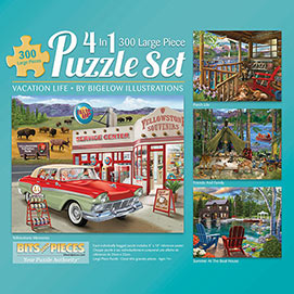 Bigelow Illustrations 300 Large Piece 4-in-1 Multi-Pack Set