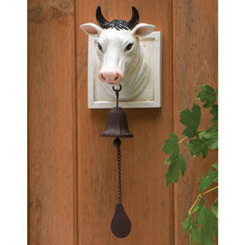 Hanging Cowbell Wall Scupture