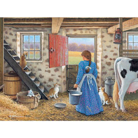 Get The Milk 300 Large Piece Jigsaw Puzzle
