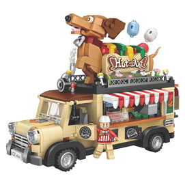 3-D Hot Dog Food Truck Model