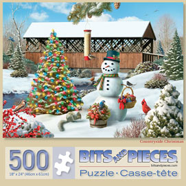 Countryside Christmas 500 Piece Jigsaw Puzzle