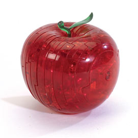 Shiny 3D Apple Puzzle