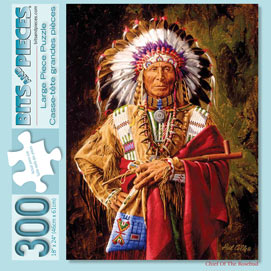 Chief Of The Rosebud 300 Large Piece Jigsaw Puzzle