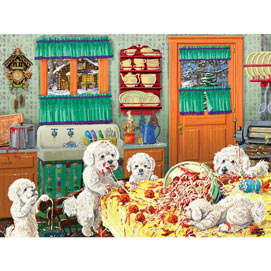 Dog Gone Good Pasta 300 Large Piece Jigsaw Puzzle