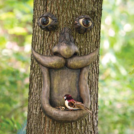 Tree Face Birdfeeder