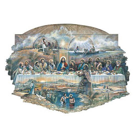 Last Supper 750 Piece Shaped Jigsaw Puzzle