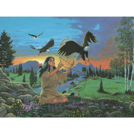 Eagle Dreams 500 Piece Jigsaw Puzzle