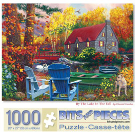 By The Lake In The Fall 1000 Piece Jigsaw Puzzle