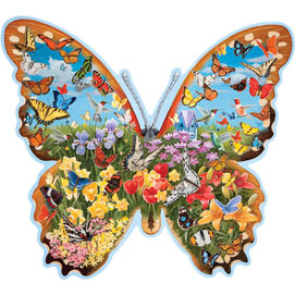 Bits and Pieces-750 Piece Shaped Puzzle-Campfire Memories-by Cory Carlson 