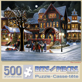 Set of 2:  Hargrove Christmas Joy 500 Piece Jigsaw Puzzles
