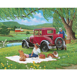 Far From The Crowd 300 Large Piece Jigsaw Puzzle