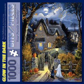 Tess's Halloween 1000 Piece Glow-In-The-Dark Jigsaw Puzzle
