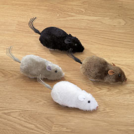 Four Wind Up Racing Mice