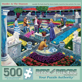 Set of 2: Murder Mystery 500 Piece Jigsaw Puzzles