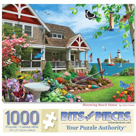 Blooming Beach House 1000 Piece Jigsaw Puzzle