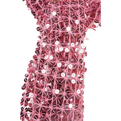 Pink Sequined Scarf