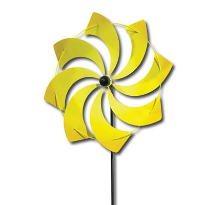 Yellow Pinwheel Stakes