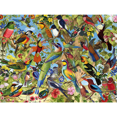 Fantastic Birds 500 Piece Jigsaw Puzzle