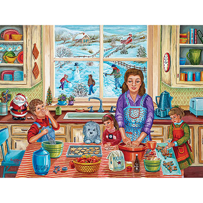 Bernadette's Christmas Cookies 500 Piece Jigsaw Puzzle
