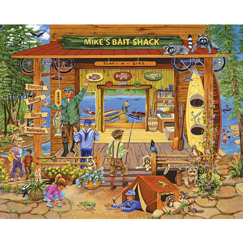 Mike's Bait Shop 500 Piece Jigsaw Puzzle