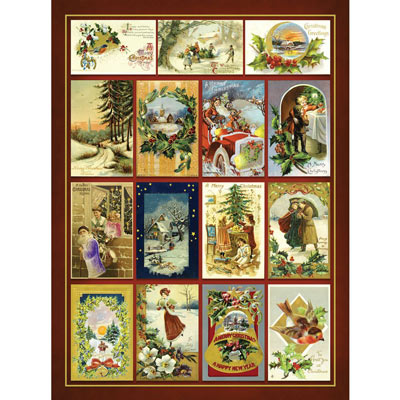 Christmas Greetings Quilt 500 Piece Jigsaw Puzzle