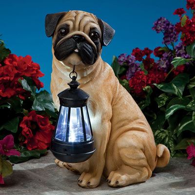 Dog Solar Lantern- Pug
