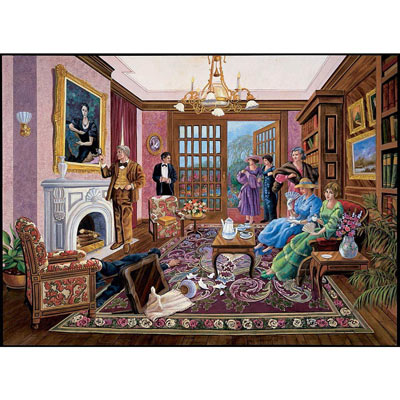 Murder At Bedford Manor 1000 Piece Jigsaw Puzzle