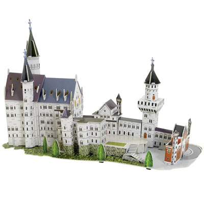 Neuschwanstein Castle 3-D Puzzle Model