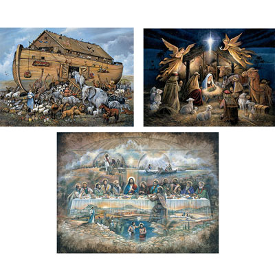 Set of 3: The Power Of Inspiration 500 Piece Jigsaw Puzzles