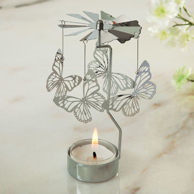 Butterfly Spinning Tea Light