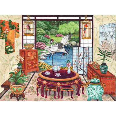 Japanese Tea Room 500 Piece Jigsaw Puzzle