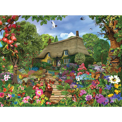 English Cottage Garden 300 Large Piece Jigsaw Puzzle