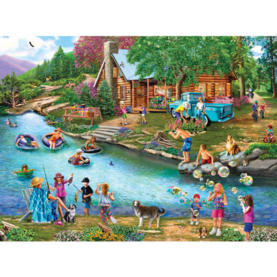 Summer Outing 500 Piece Jigsaw Puzzle