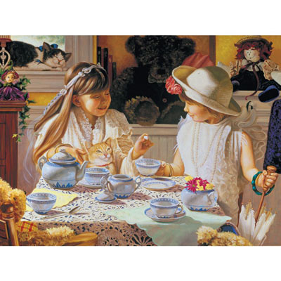 Teatime Table 300 Large Piece Jigsaw Puzzle