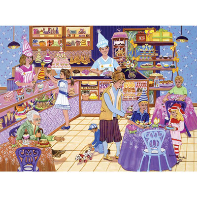 Ice Cream Parlor Fun 300 Large Piece Jigsaw Puzzle