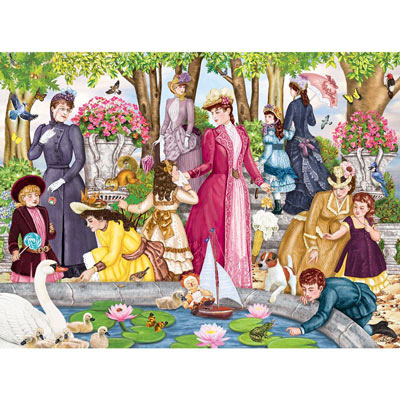 Aunt Josephine Visits The Park 300 Large Piece Jigsaw Puzzle
