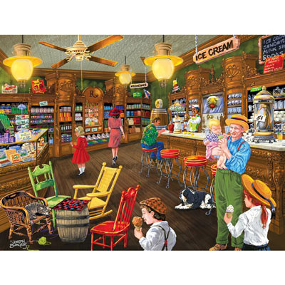 Ice Cream's Good Old Days 300 Large Piece Jigsaw Puzzle