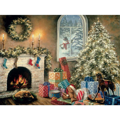 Not A Creature Was Stirring 1000 Piece Glow-In-The-Dark Jigsaw Puzzle