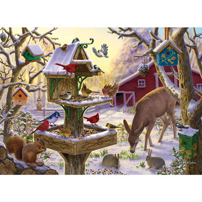 Country Greetings 300 Large Piece Jigsaw Puzzle