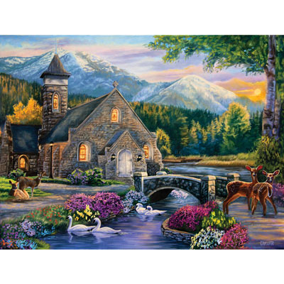 Beside Still Waters 300 Large Piece Jigsaw Puzzle