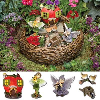Basket Fairy Garden Kit