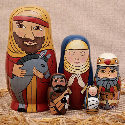 Holy Family Nesting Doll Set