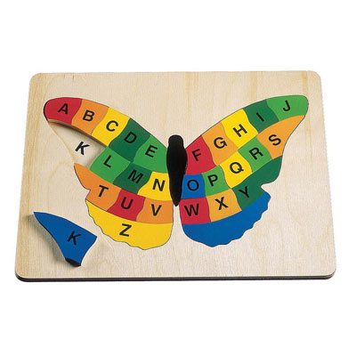 Butterfly Alphabet Wooden Puzzle