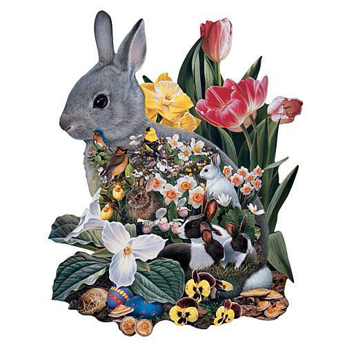 Spring Has Sprung 725 Piece Shaped Jigsaw Puzzle
