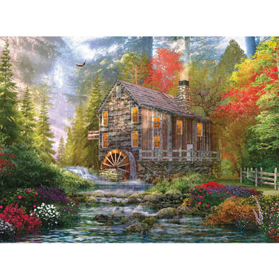 The Old Wood Mill 1000 Piece Jigsaw Puzzle