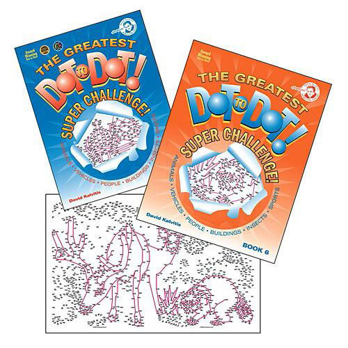 The Greatest Dot-To-Dot Super Challenge Books: Volumes 5 & 6